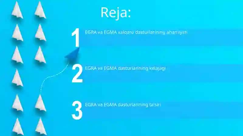 EGRA va EGMA xalqaro dasturlarining ahamiyati 2