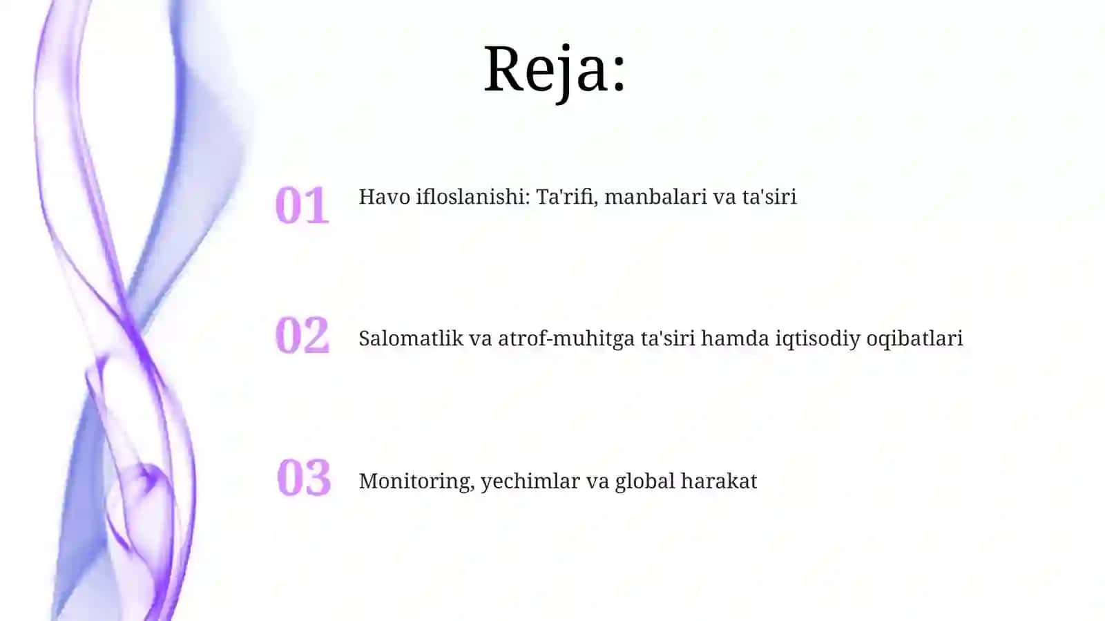 Atmosfera havosining ifloslanishi, oqibatlari va chora-tadbirlari 2