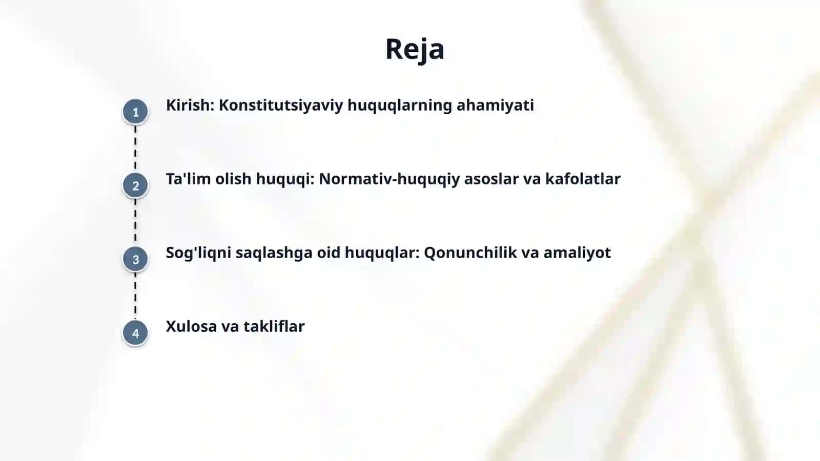 Konistitutsiyada talim olish xuxuqi.Konistitutsiyada sogliqni saqlashga oid muhim qoidalar 2