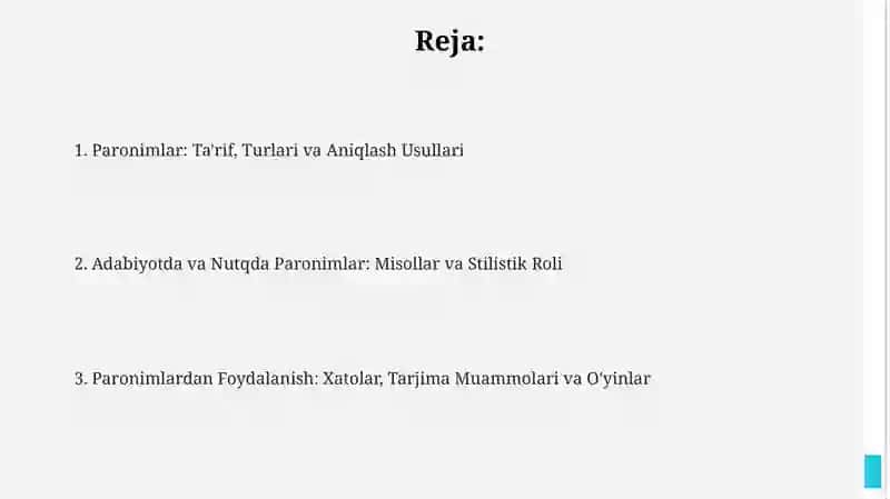 Paronimlar yozish 2