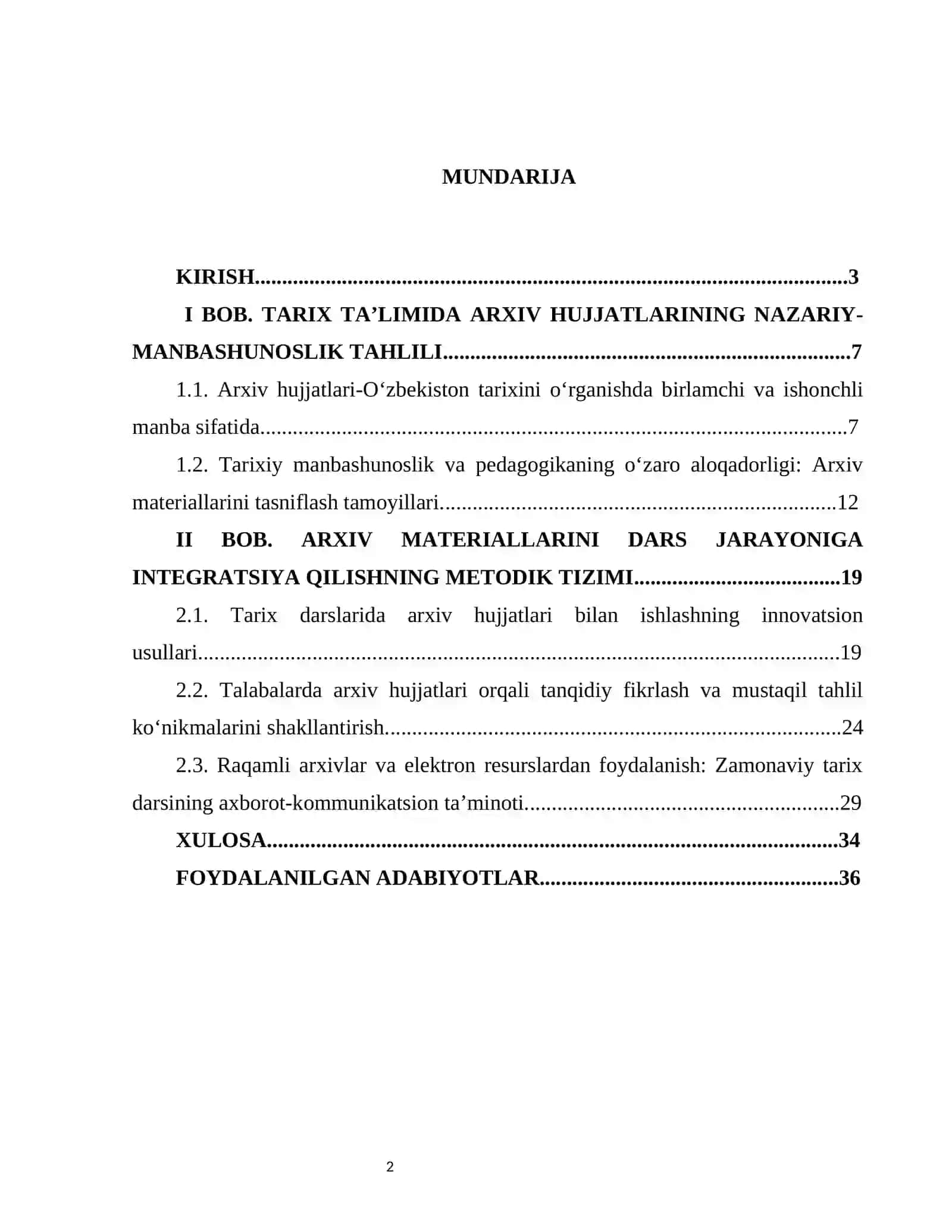 O'zbekiston tarixini o'qitishda tarixiy manbalar arxiv hujjatlaridan foydalanish 2