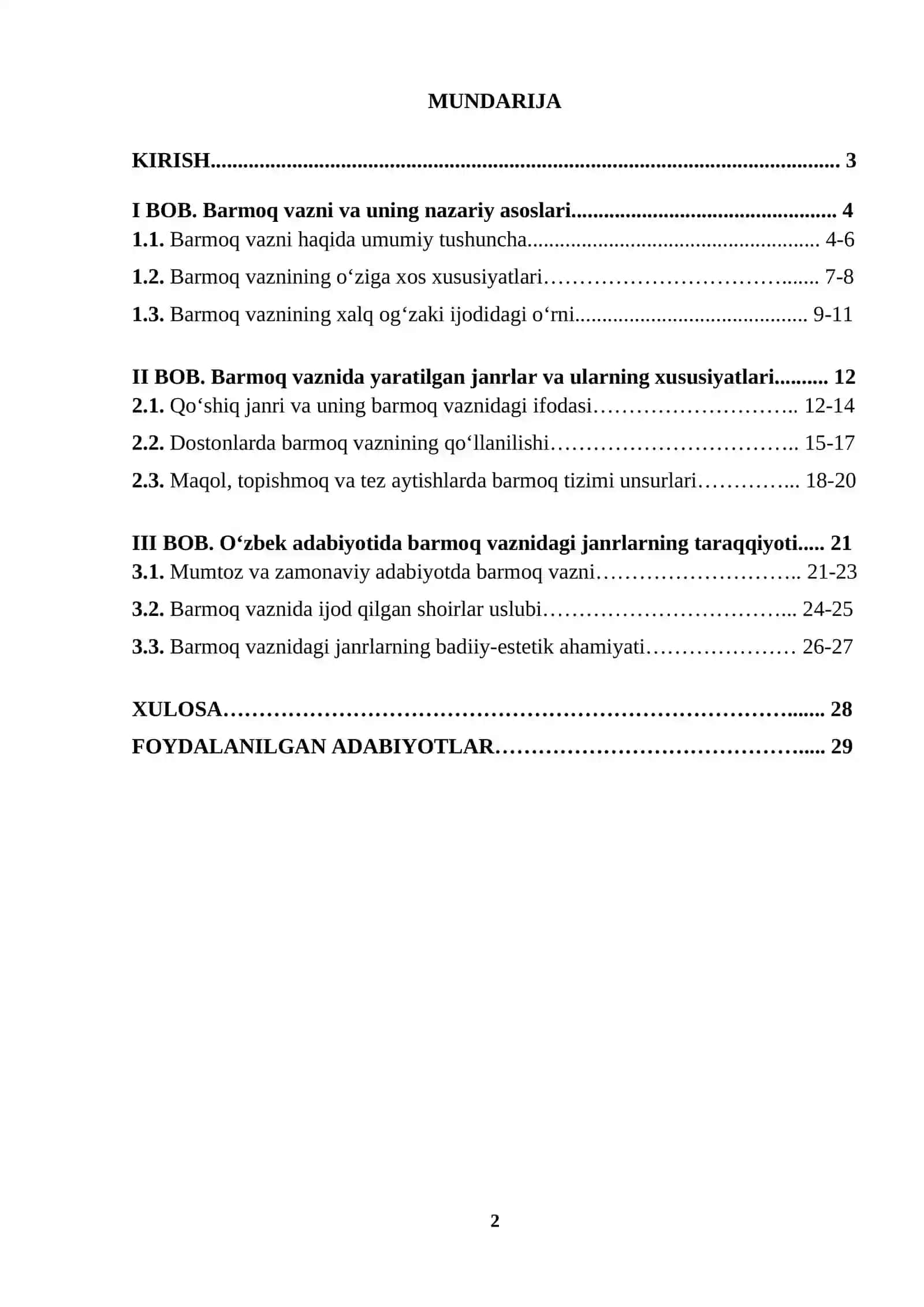 Adabiyotshunoslikka kirish va adabiyot nazariyasi 2