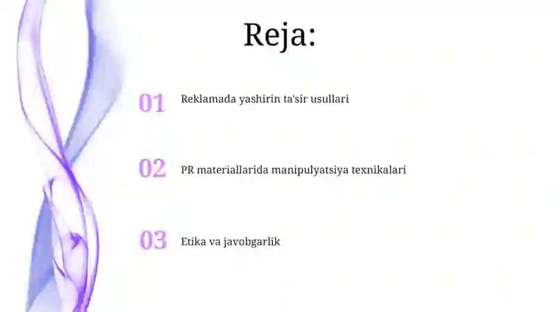 Reklama va PR materiallaridagi yashirin ta'sir vositalari 2