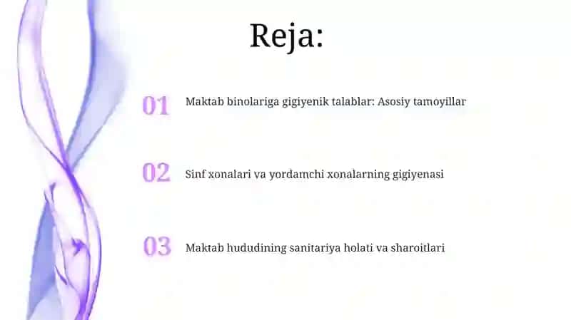 Maktab binosiga qoʻyiladigangigenik talablar 2