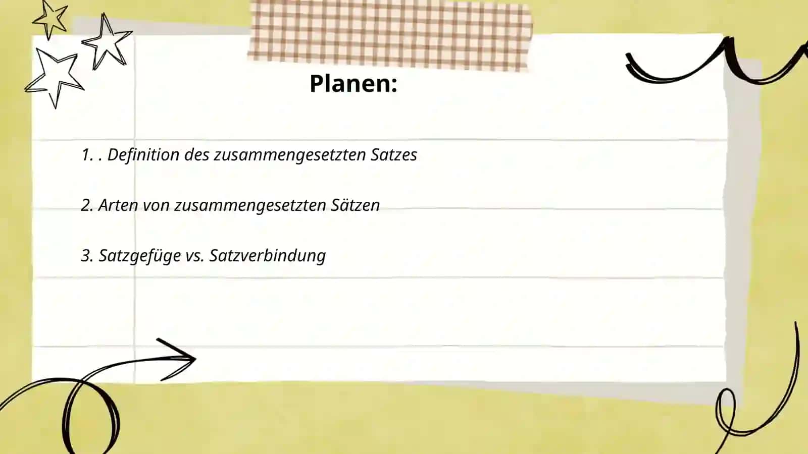 Zusammengesetzte Satz. Der Zusammengesetzte Satz und neuere Theorien 2