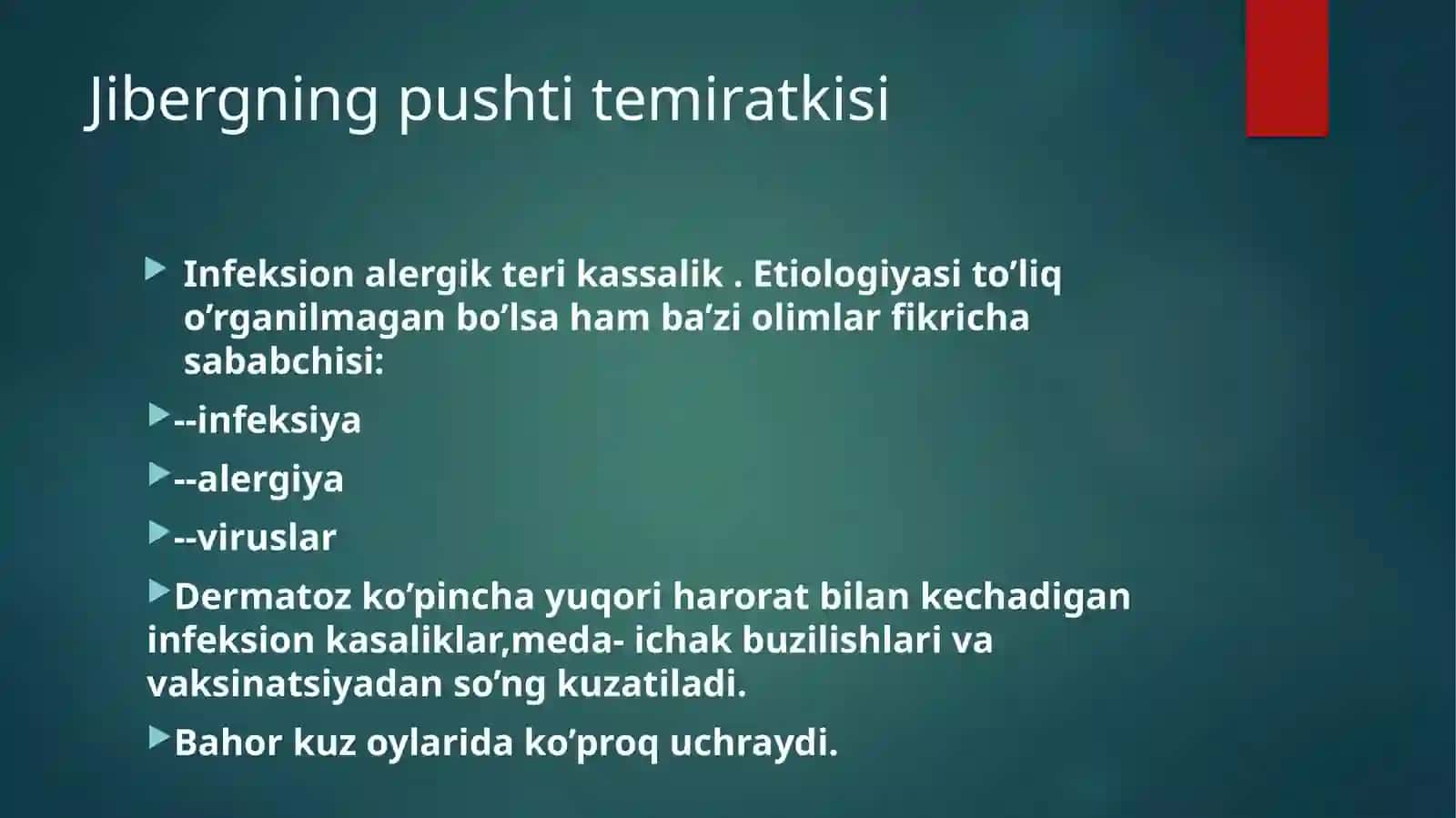 Jiberning pushti temiratkisi 2