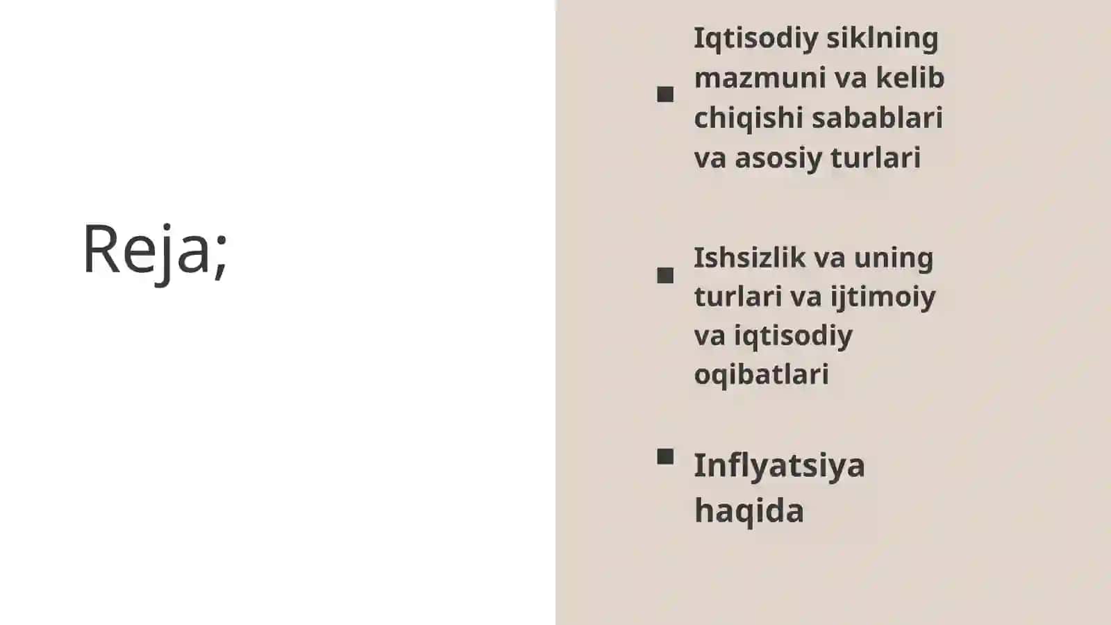 MAKROIQTISODIY BEQARORLIK, ISHSIZLIK VA INFLYATSIYA 2