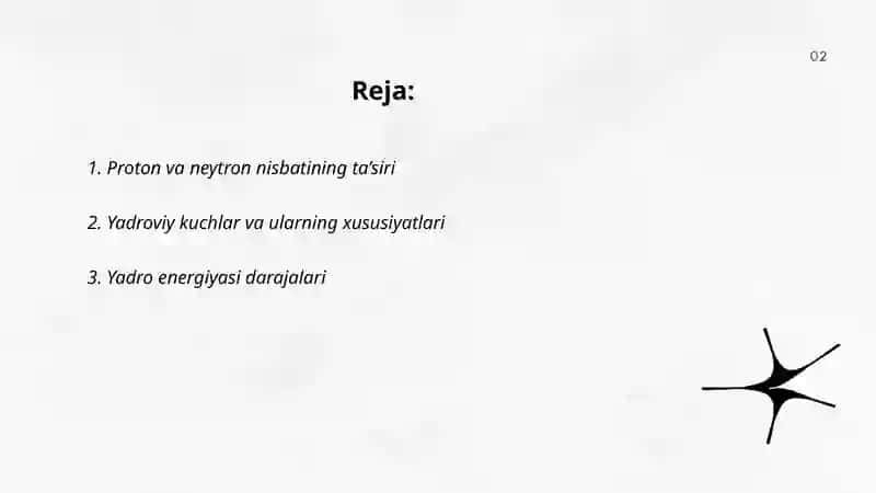 Atom yadrolarining barqarorlik va beqarorlik sabablari 2