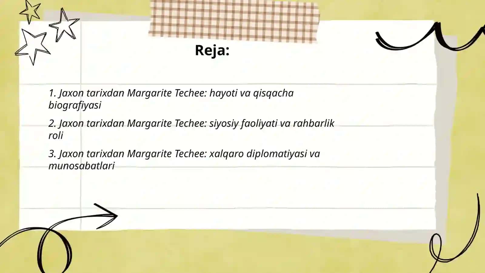 Jaxon tarixdan Margarite Techee: hayoti va qisqacha biografiyasi 2