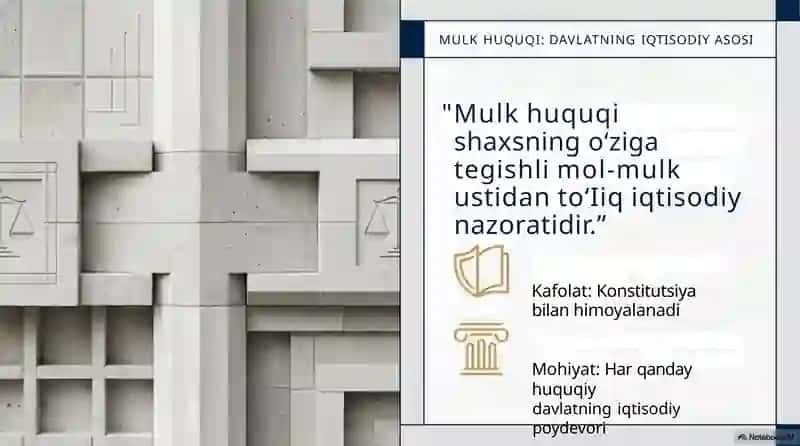 Mulk huquqini himoya qilishning fuqarolik huquqiy usullari 2
