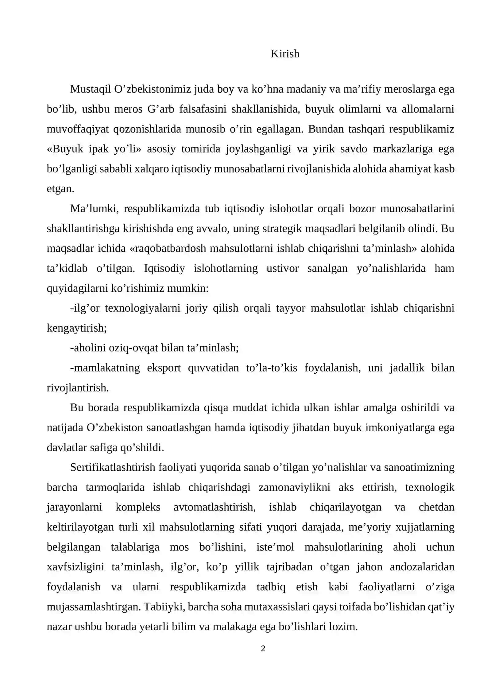 Avtomobillarning gidravlik tormozlari uchun rezina shlang mahsulotini sertifikatlashtirish tartibini ishlab chiqish 2