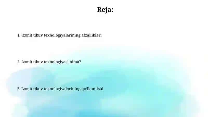 Izonit tikish texnologiyasi 2