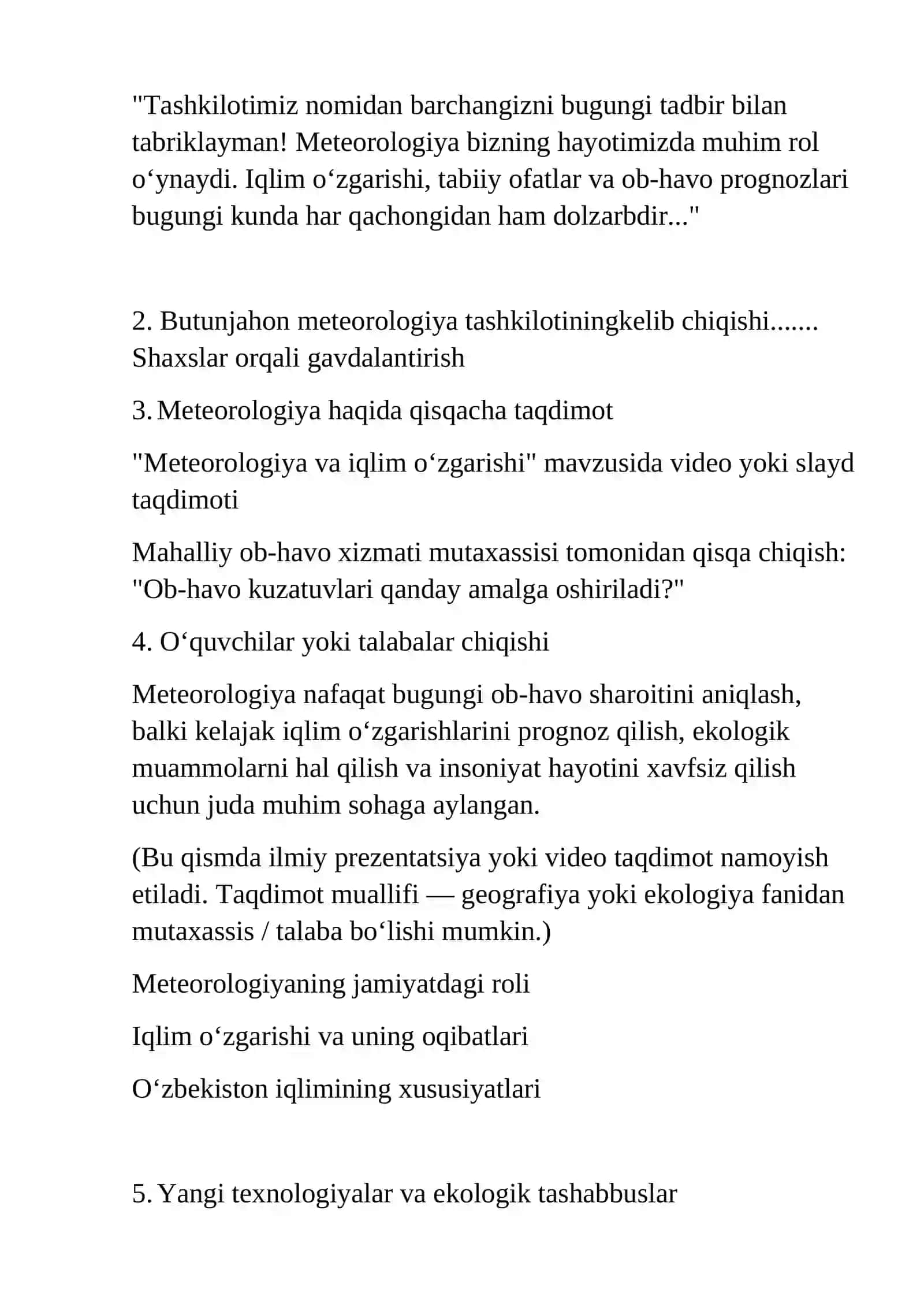 Butunjahon meteorologiya kuni 2