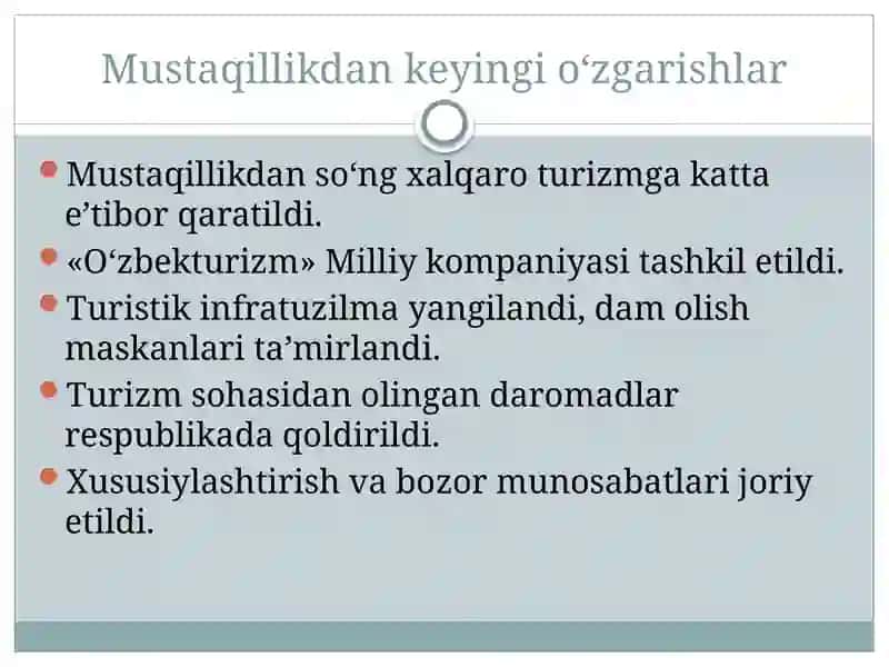 Mustaqillikdan oldingi davr 2