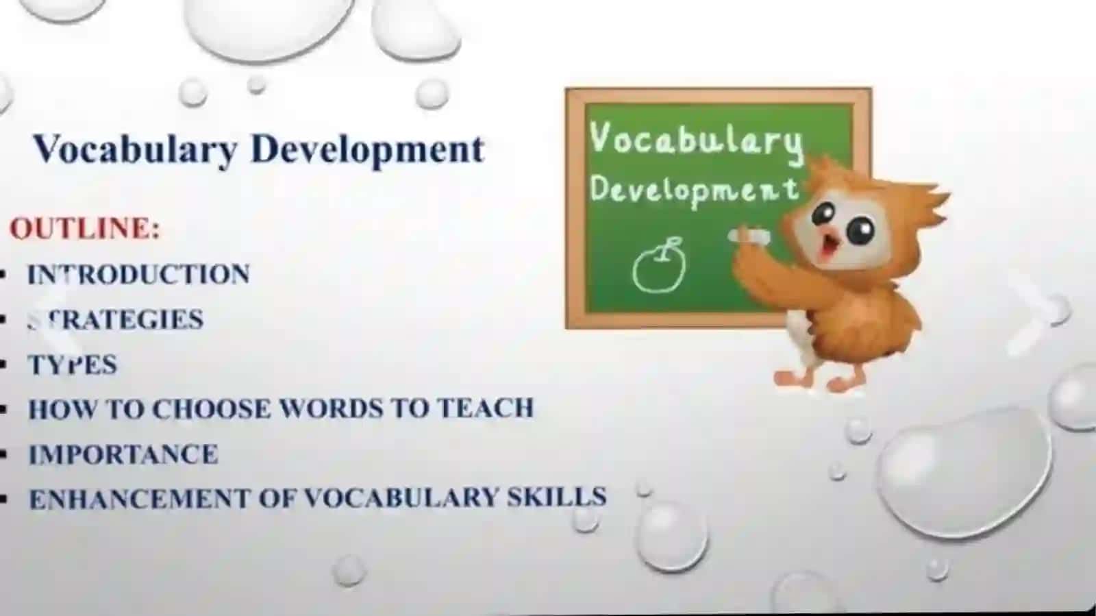 Vocabulary and skills development 2