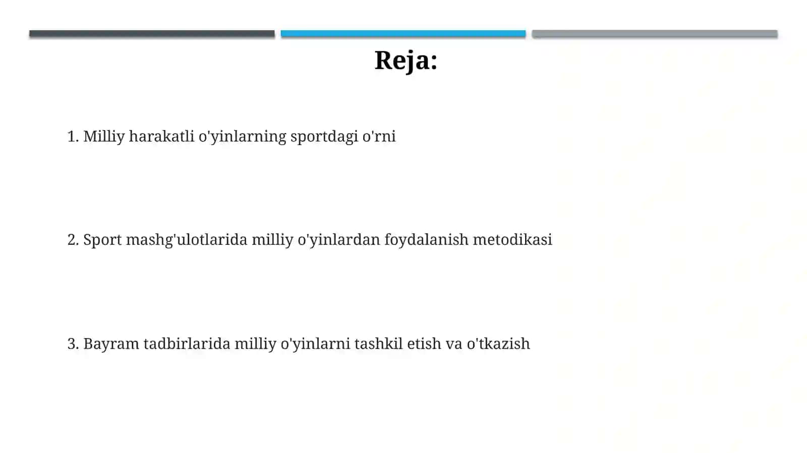 Sport mashg'ulot va bayram tadbirlarini o'tkazish jarayonida milliy harakatli o'yinlardan foydalanish 2