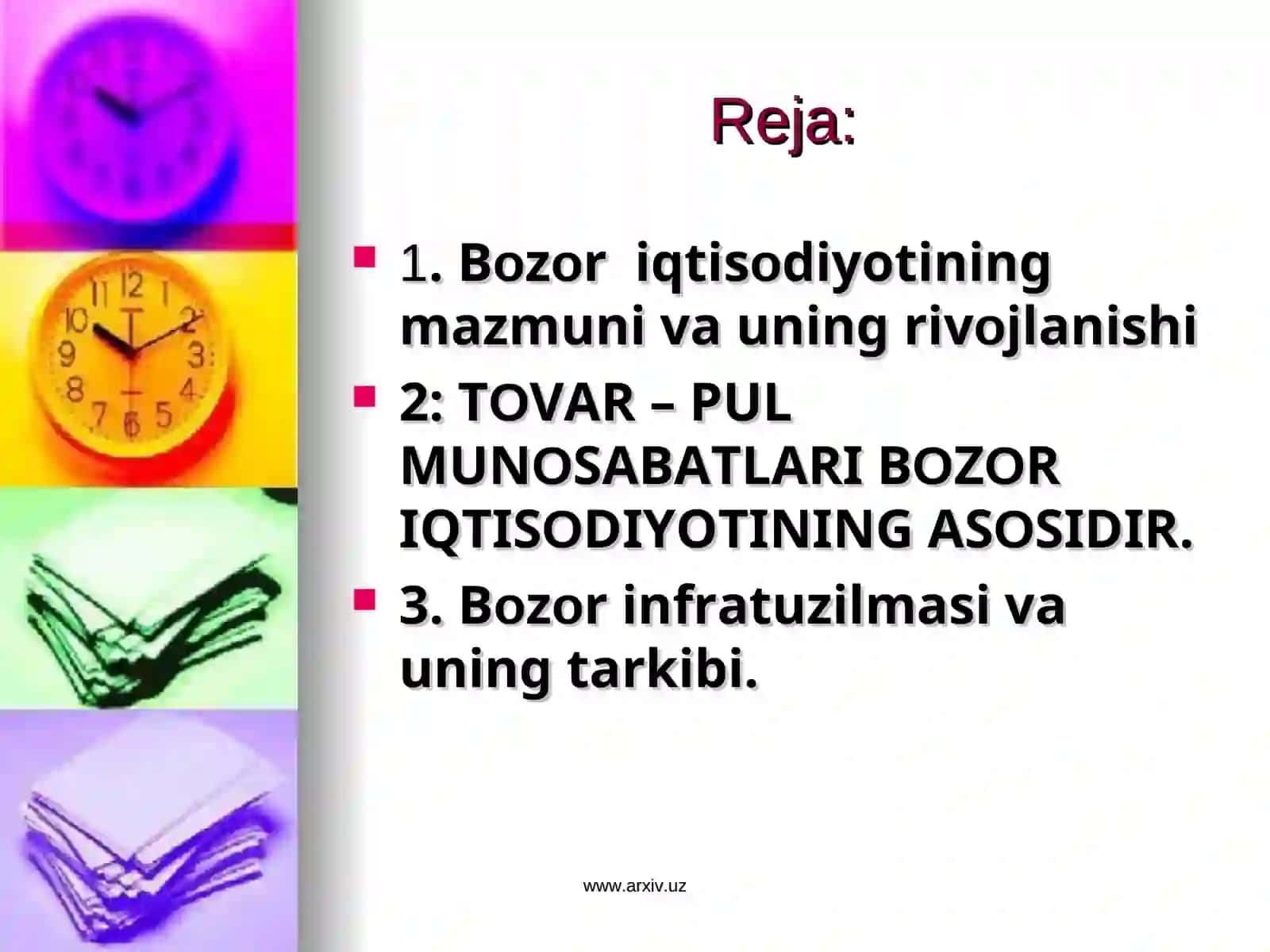 Bоzоr iqtisоdiyotining mazmuni va asоsiy bеlgilari 2