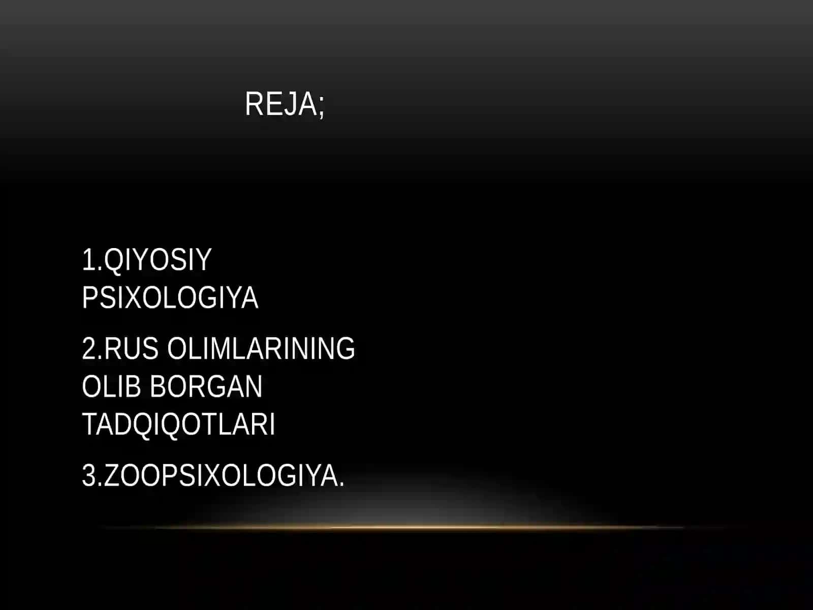 Zoopsixologiyava qiyosiypsixologiyanirossiyadao’rganilishi 2