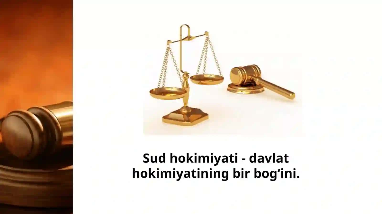 Sud hokimiyati - davlat hokimiyatining bir bog‘ini 2