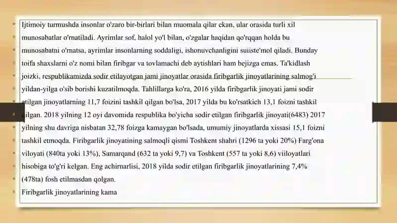 O 'zbekiston Respublikasi Jinoyat kodeksi 2