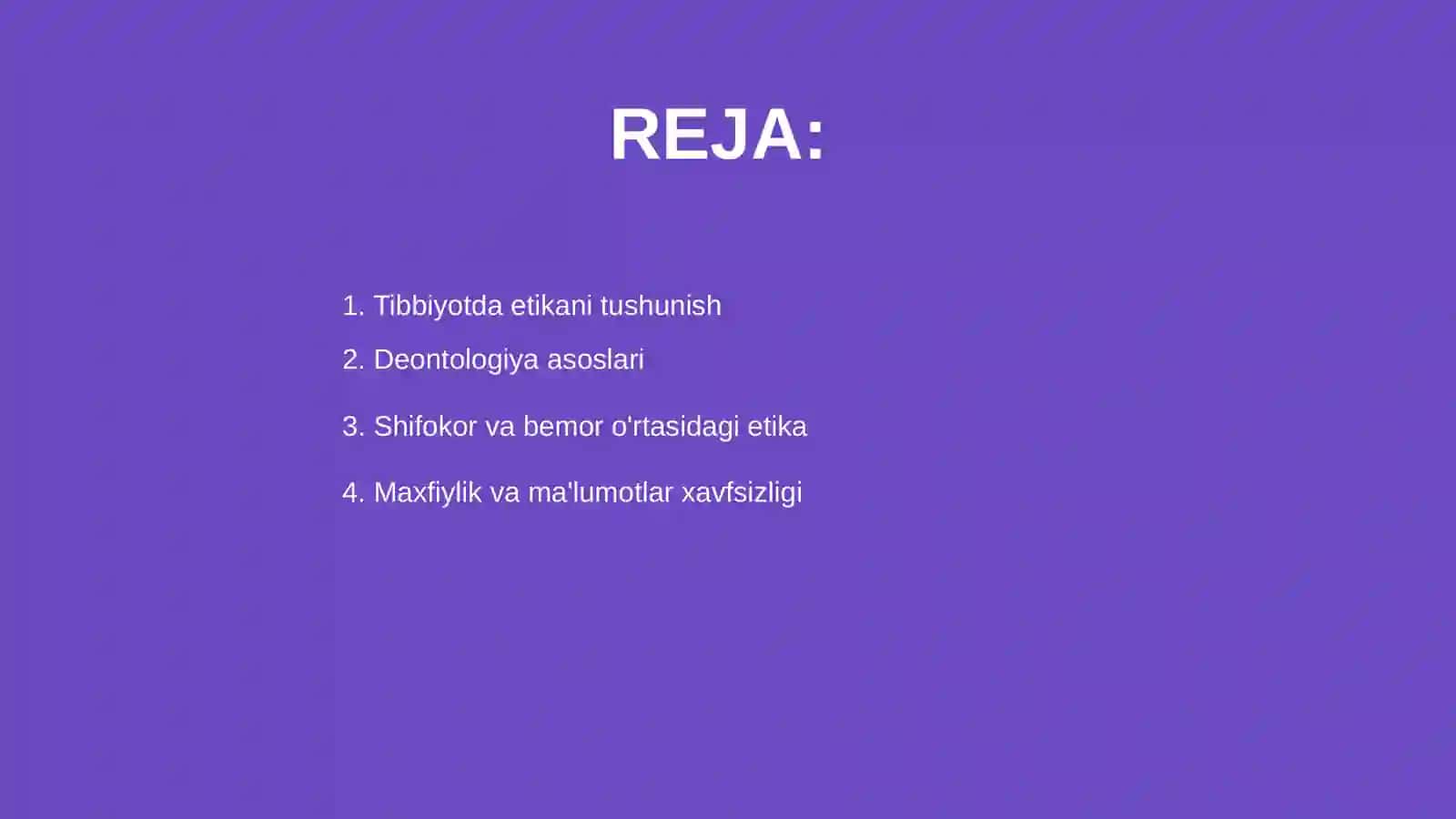 Tibbiyotda etika va deontologiya 2
