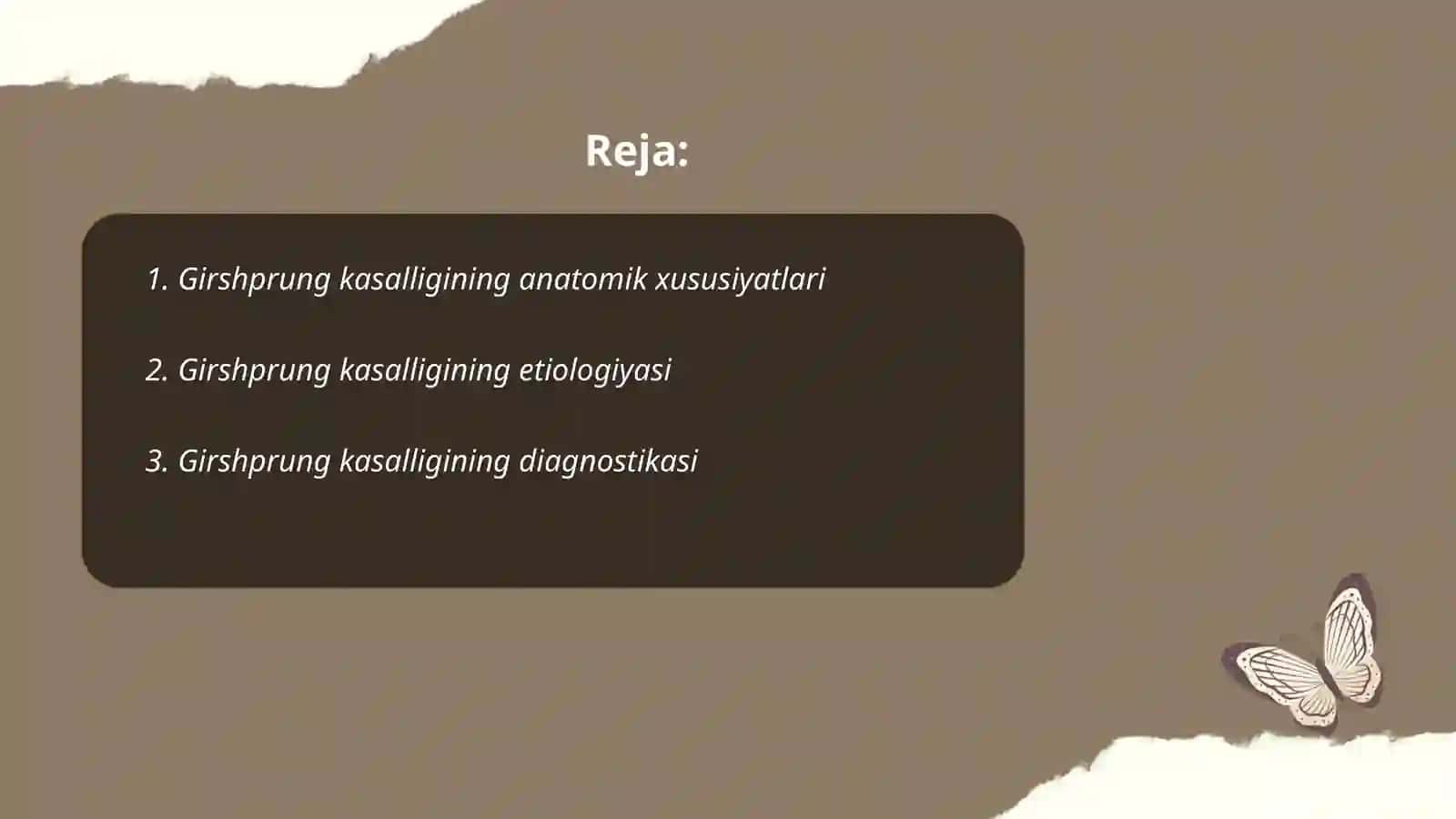 Bolalarda Girshprung kasalligi va megakolonda bajariladigan operatsiyalar 2