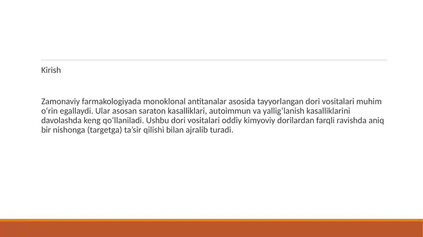 MONOKLONAL ANTITANALAR ASOSIDA TAYYORLANGAN DORI VOSITALARI 2