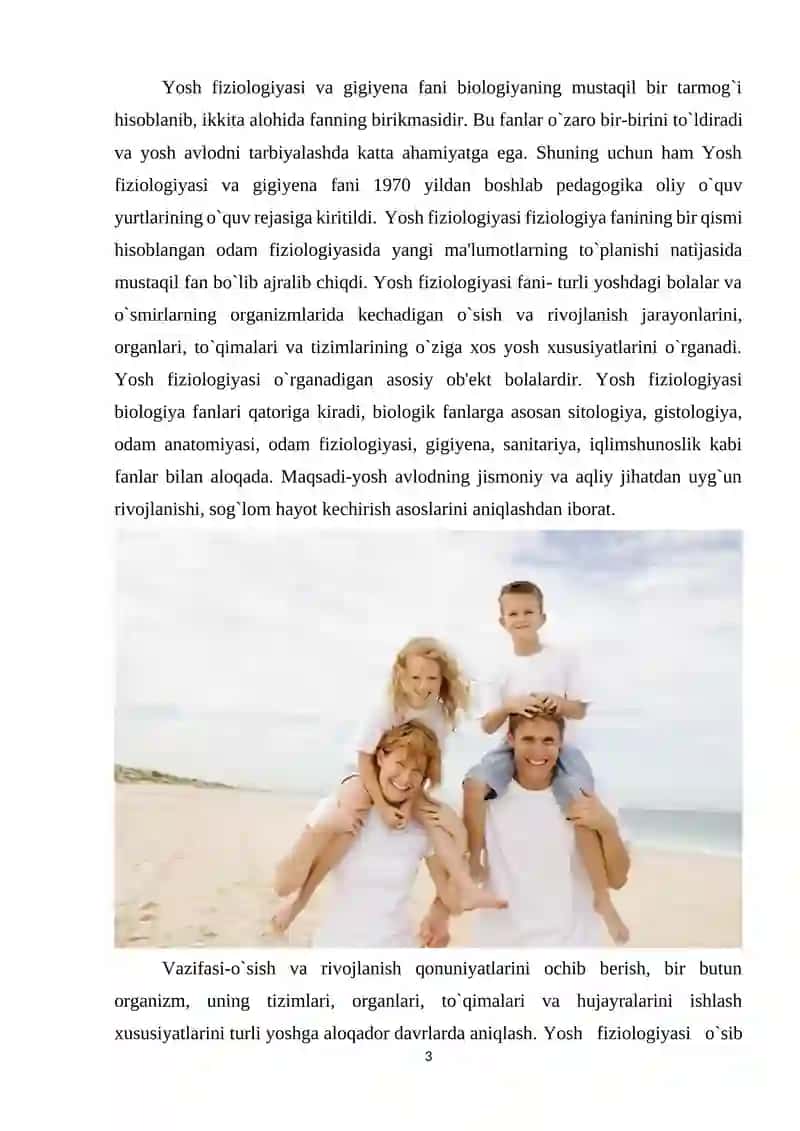 Yoshlik davrlarining morfologik va fiziologik xususiyatlari 2