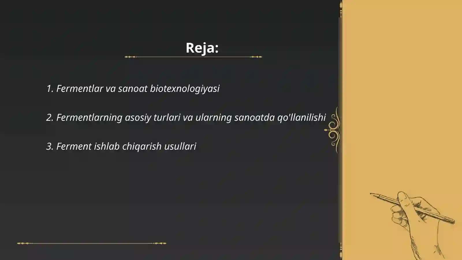 Fermentlar va sanoat biotexnologiyasi 2