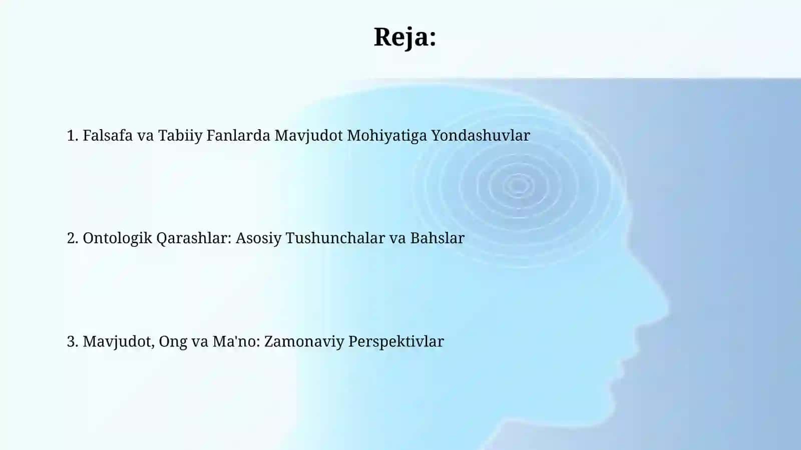 Falsafa va tabiiy ilmiy fanlarda borliqning mohiyatiga oid konsepsiyalar 2