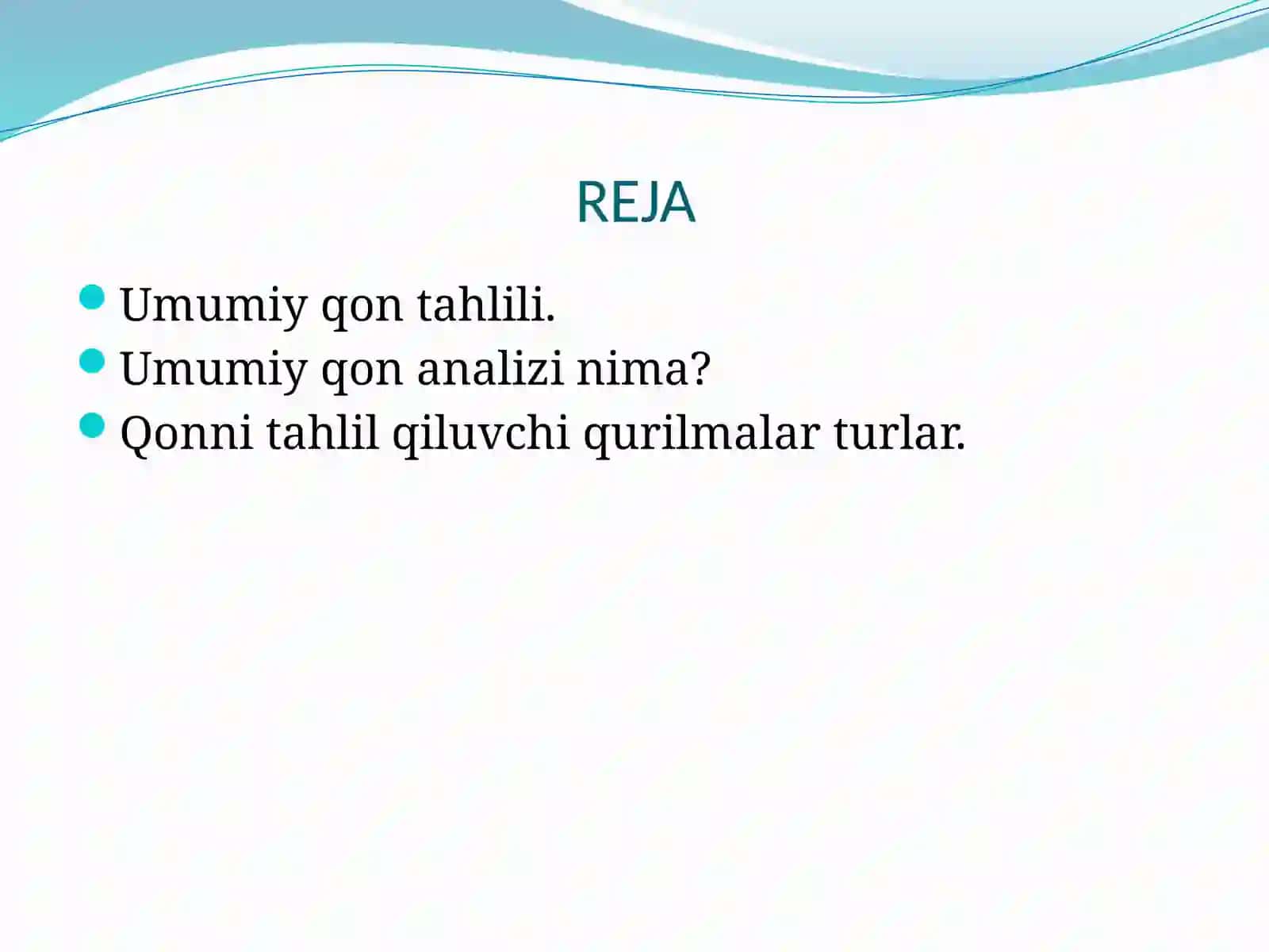 Qonni tahlil qiluvchi qurilmalar 2