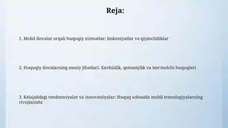 Mobil ilovalar orqali huquqiy xizmatlar 2
