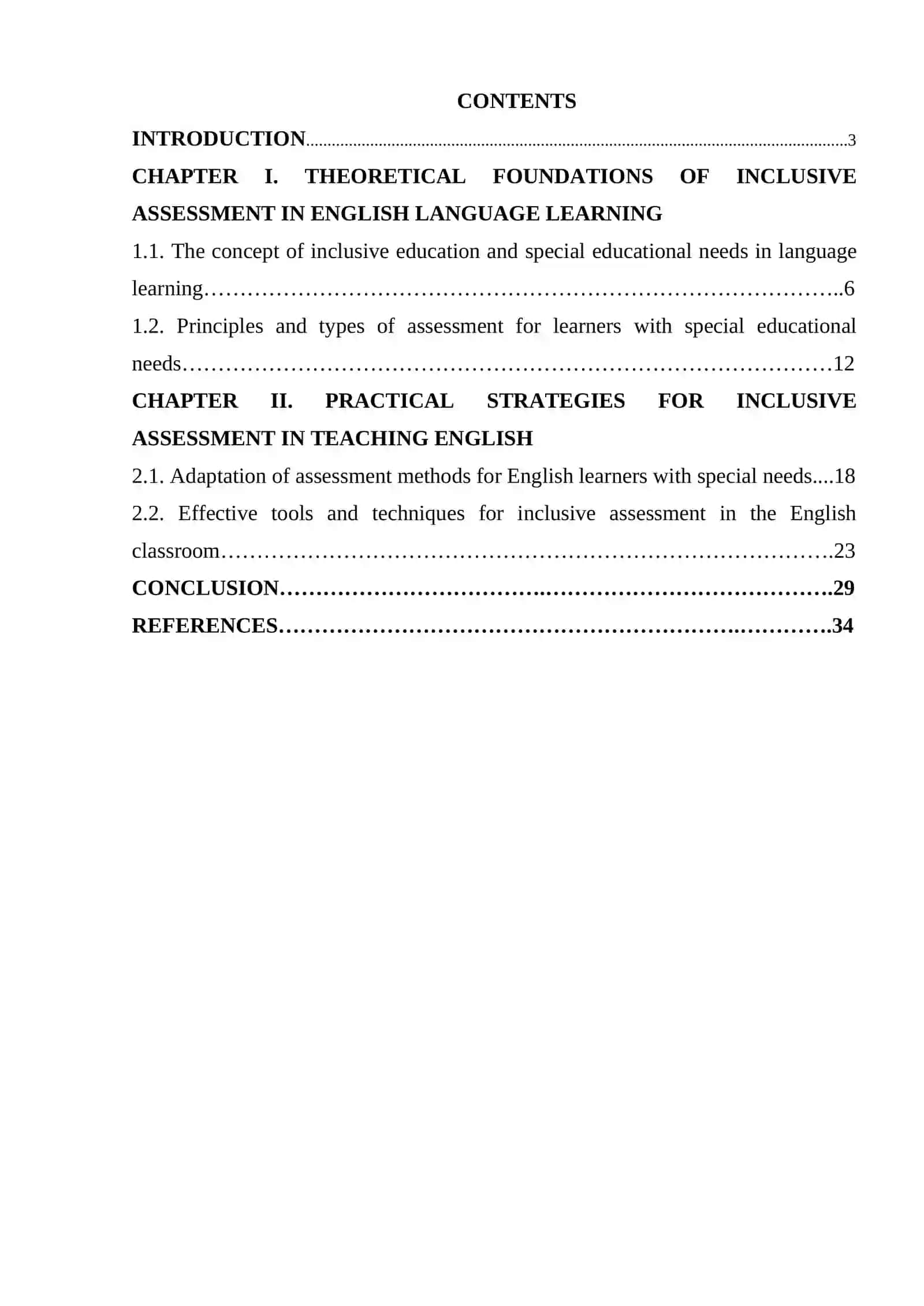 Course Work on Inclusive Assessment Strategies for English Learners with Special Educational Needs 2