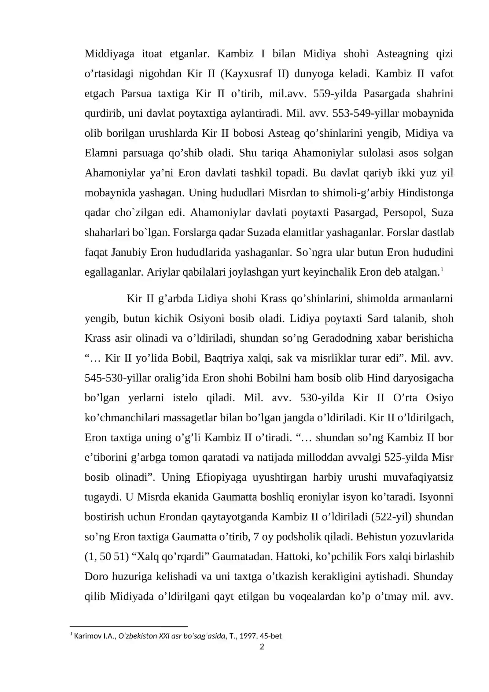 Qadimgi Ahamoniylar harbiy yurishlari 2
