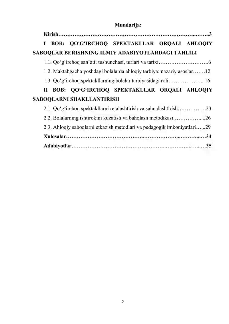 Qo'g'irchoq spektakllar orqali ahloqiy saboqlar berish 2