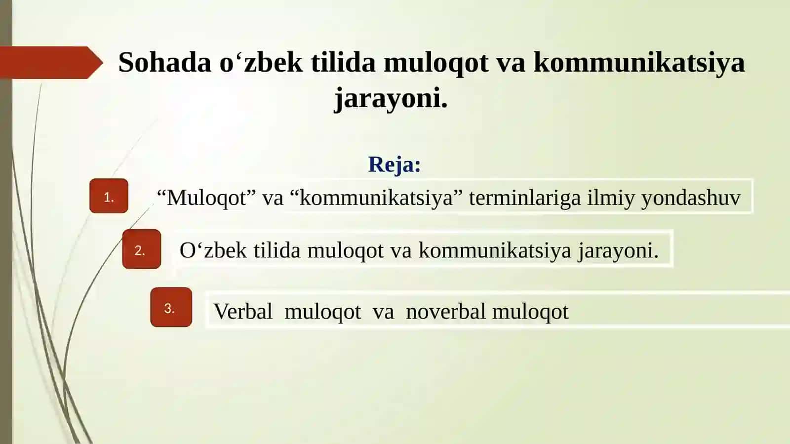 O‘ZBEK TILINING SOHADA QO‘LLANISHI9-mavzu 2
