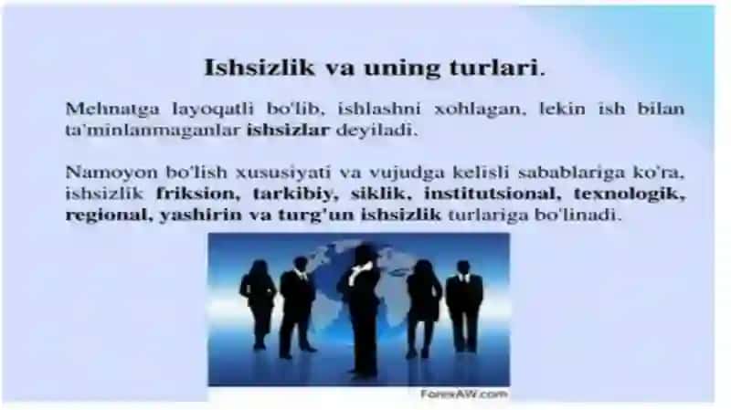 Ishsizlikning iqtisodiy oqibatlari ouken qonuni 2