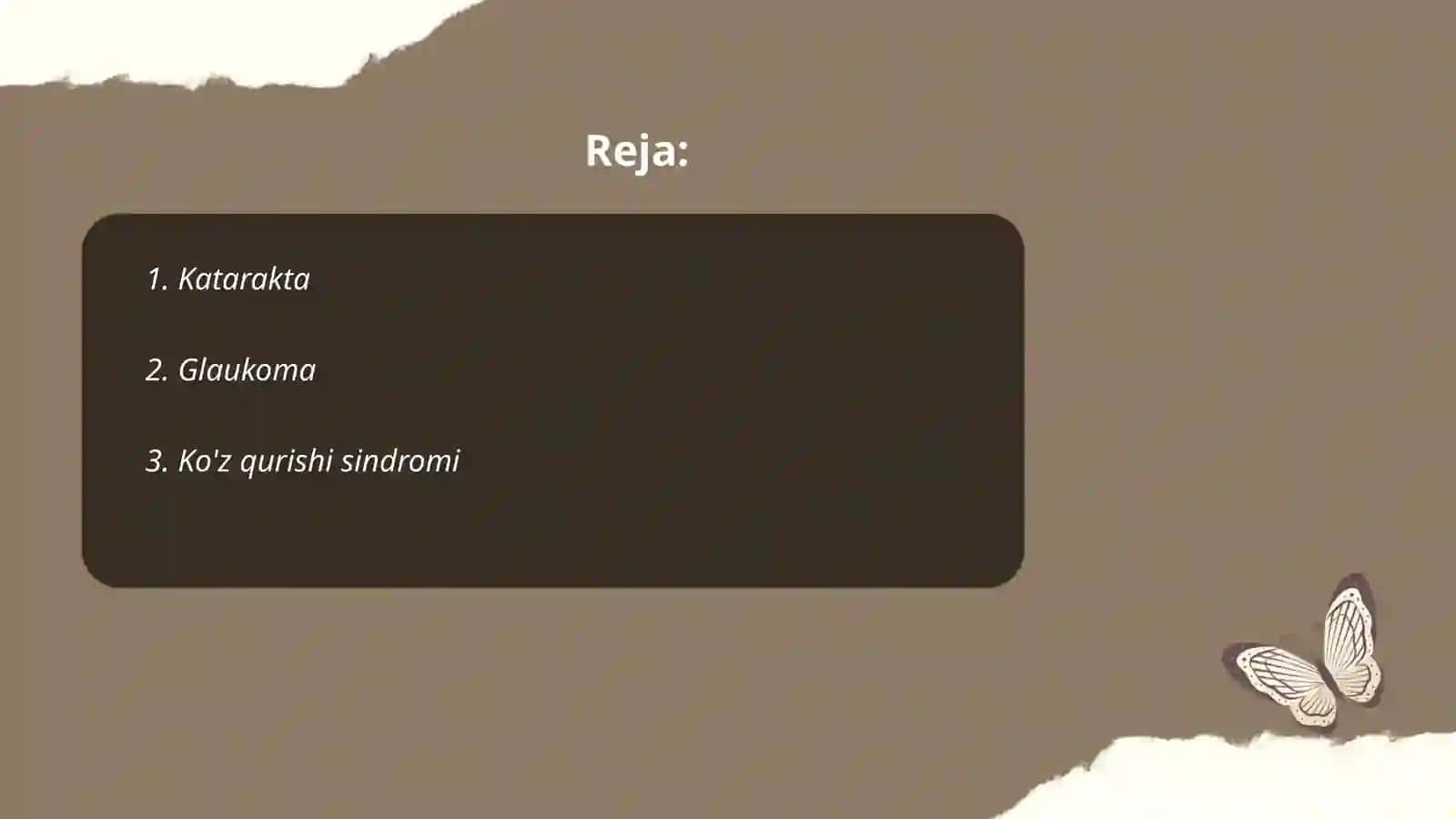 Ko'z kasalliki 2