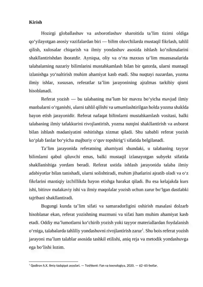 REFERAT VA UNING TURLARI 2