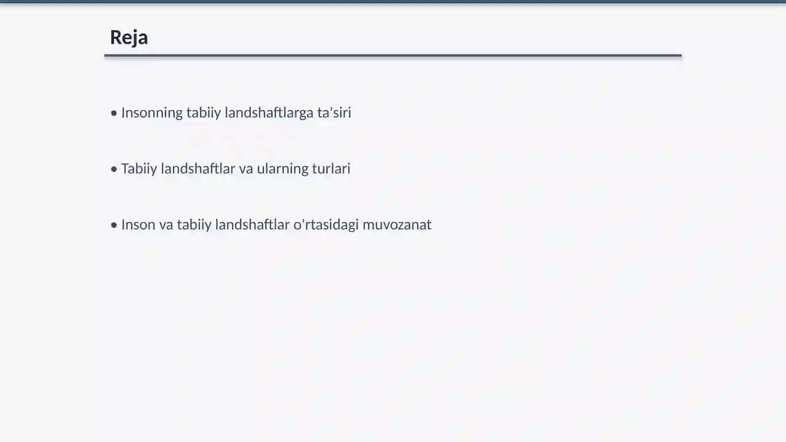 Inson va tabiiy landshaftlar 2