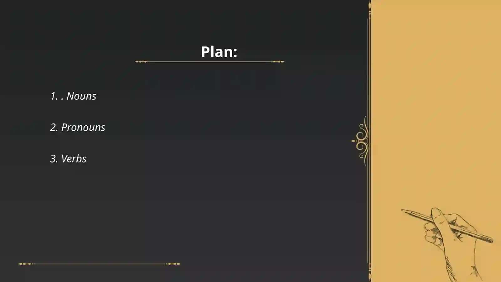 Parts of speech 2