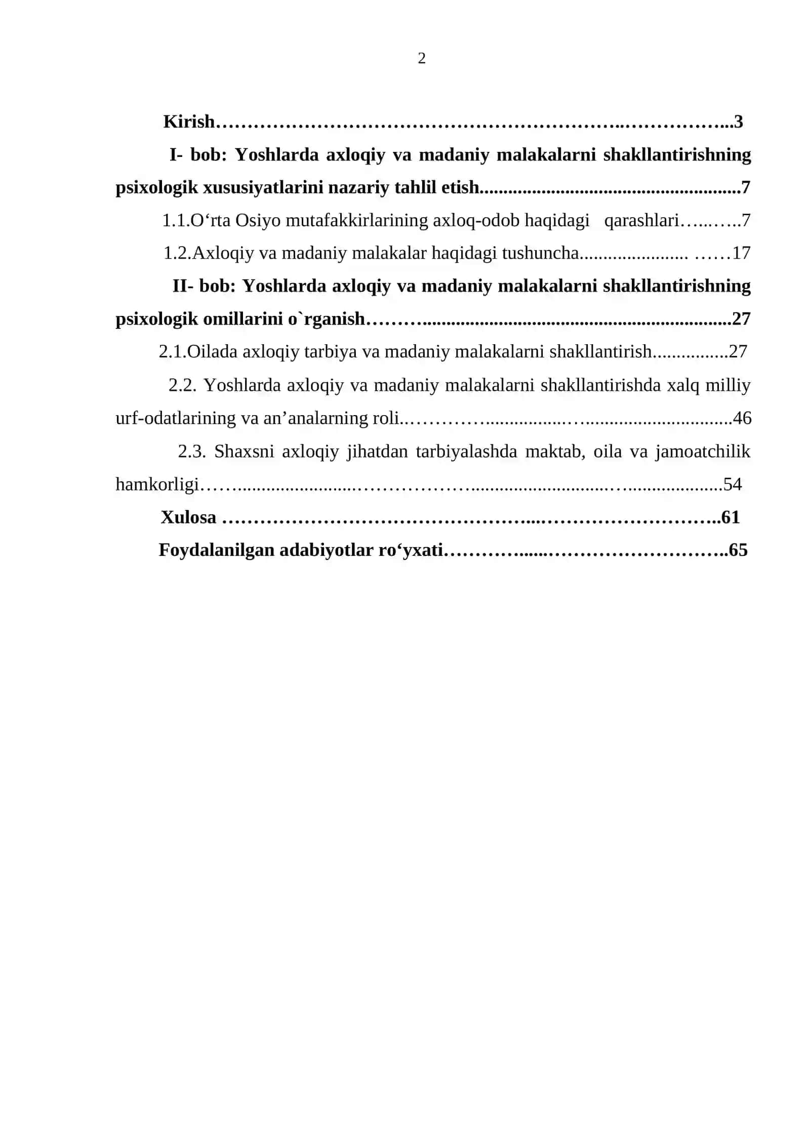 Yoshlarda ahloqiy va madaniy malakalarni shakllantirishning psixologik xususiyatlari 2