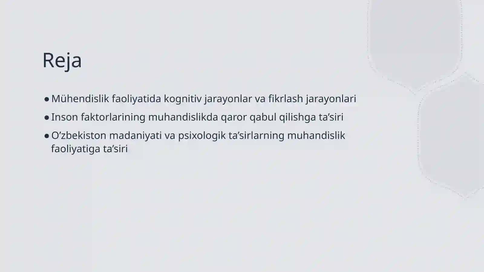 Mühendislik psixologiyasi faoliyatiga tasir etuvchi omillar 2