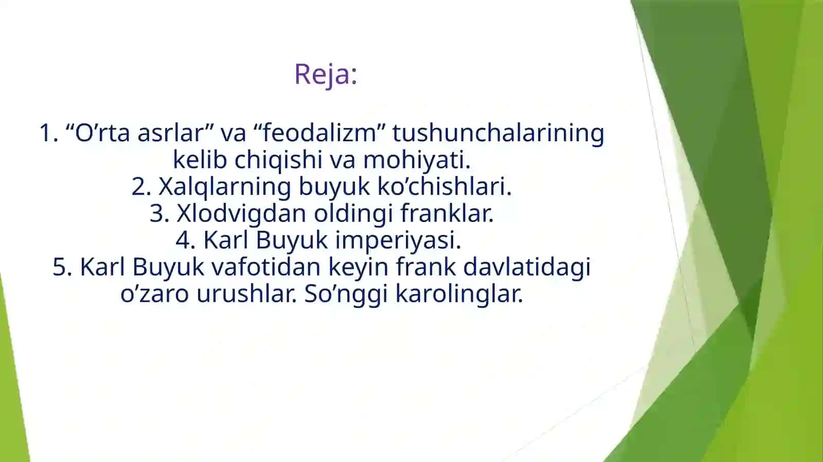 Kirish.Varvar qirolliklari ning ijtimoiy-iqtisodiy va siyosi yirovi jlanishi. Frank lar davlati 2