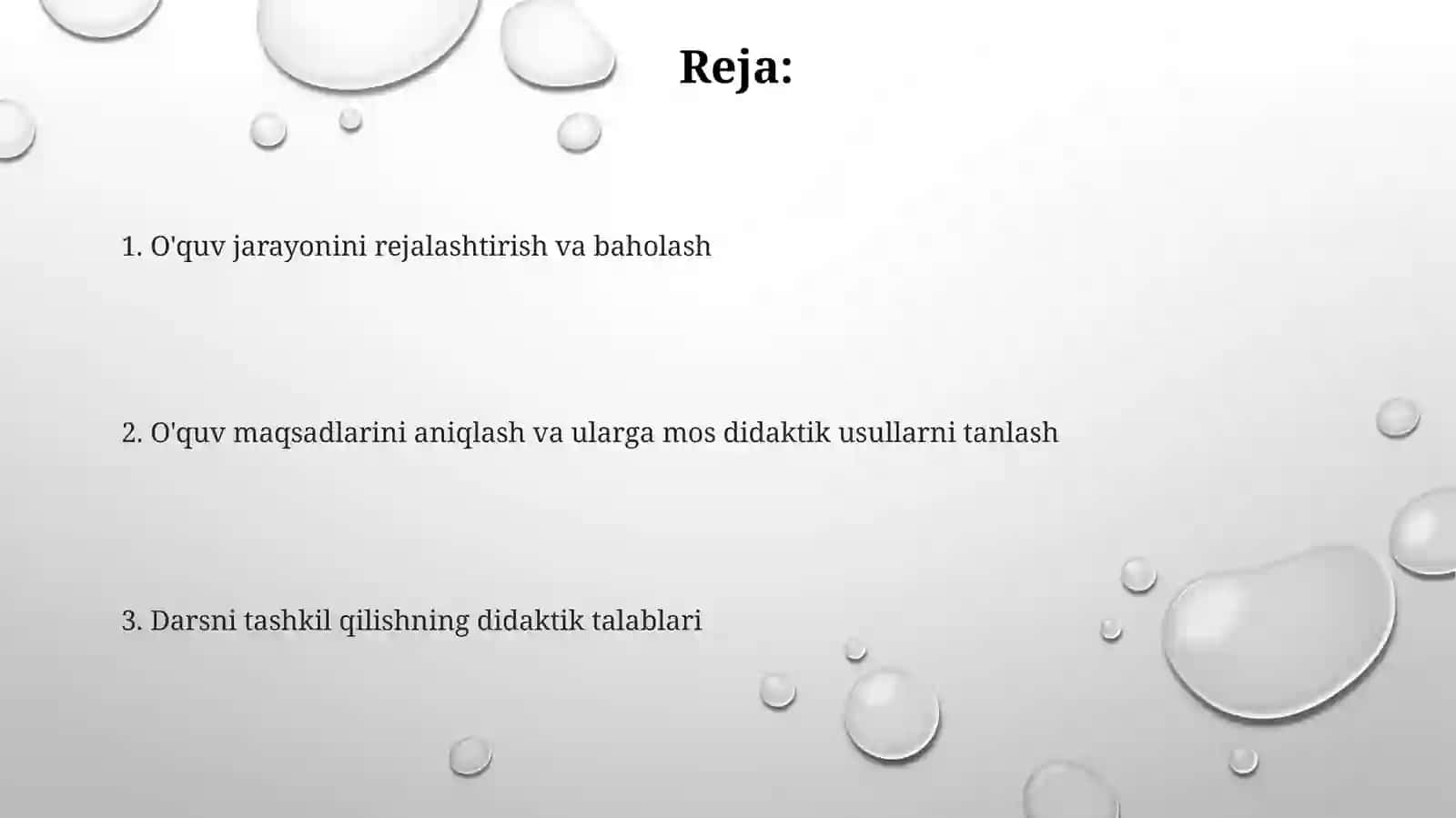 Darsni tashkiletishga qoʻyiladigan didaktik talablar 2