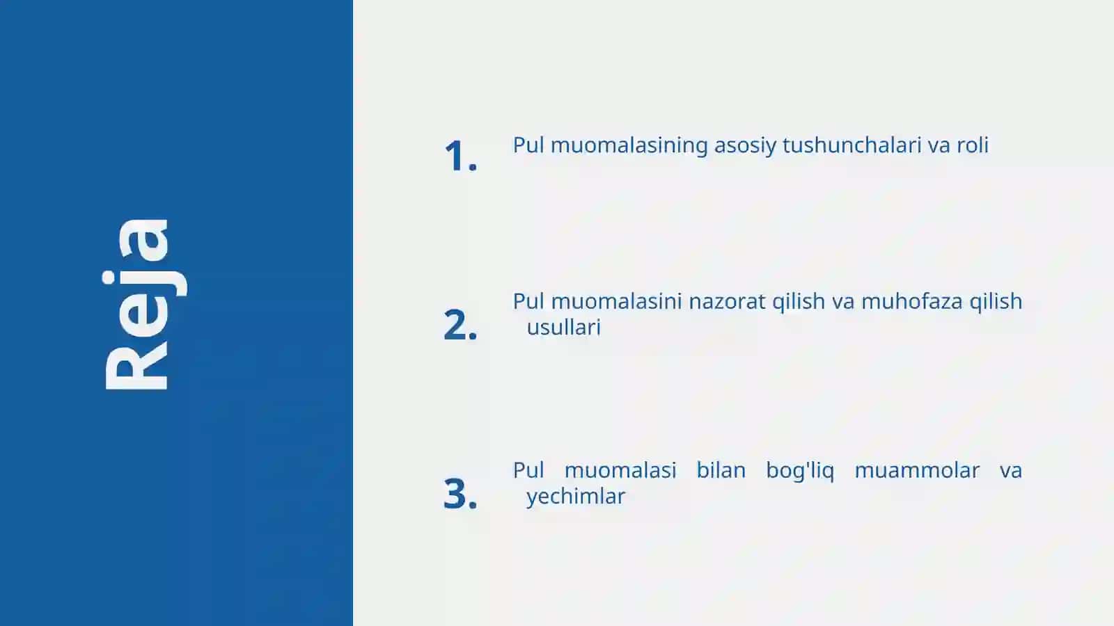 Davlatning pul muomlasini tartibga solish 2
