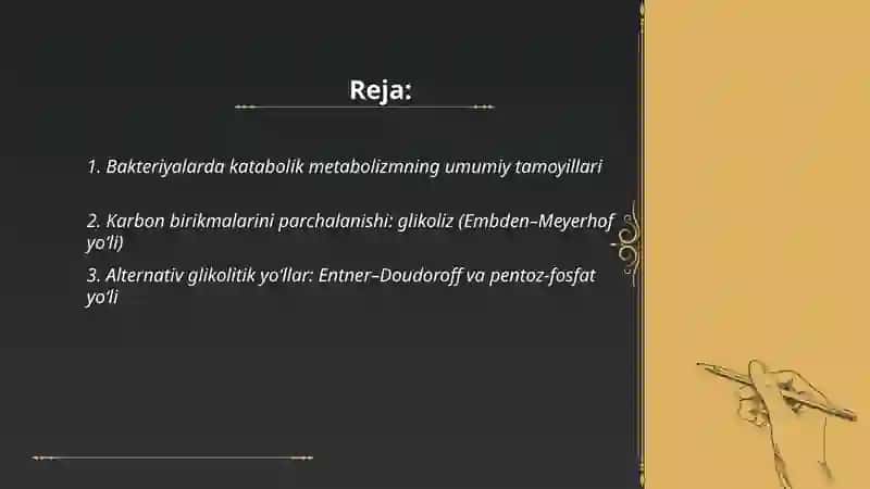 Bakteriyalarning fiziologiyasi 2