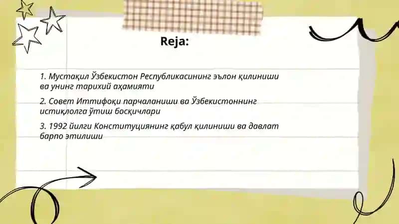 Мустакил Убк Республикаси ташкил топишининг тарихий ахамияти 2
