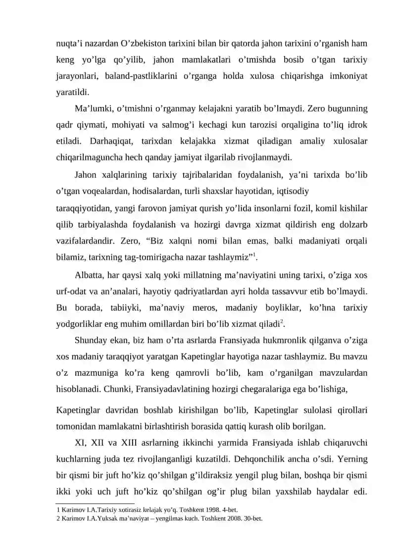 XI-XVASRLARDA FRANSIYA TARIXI 2