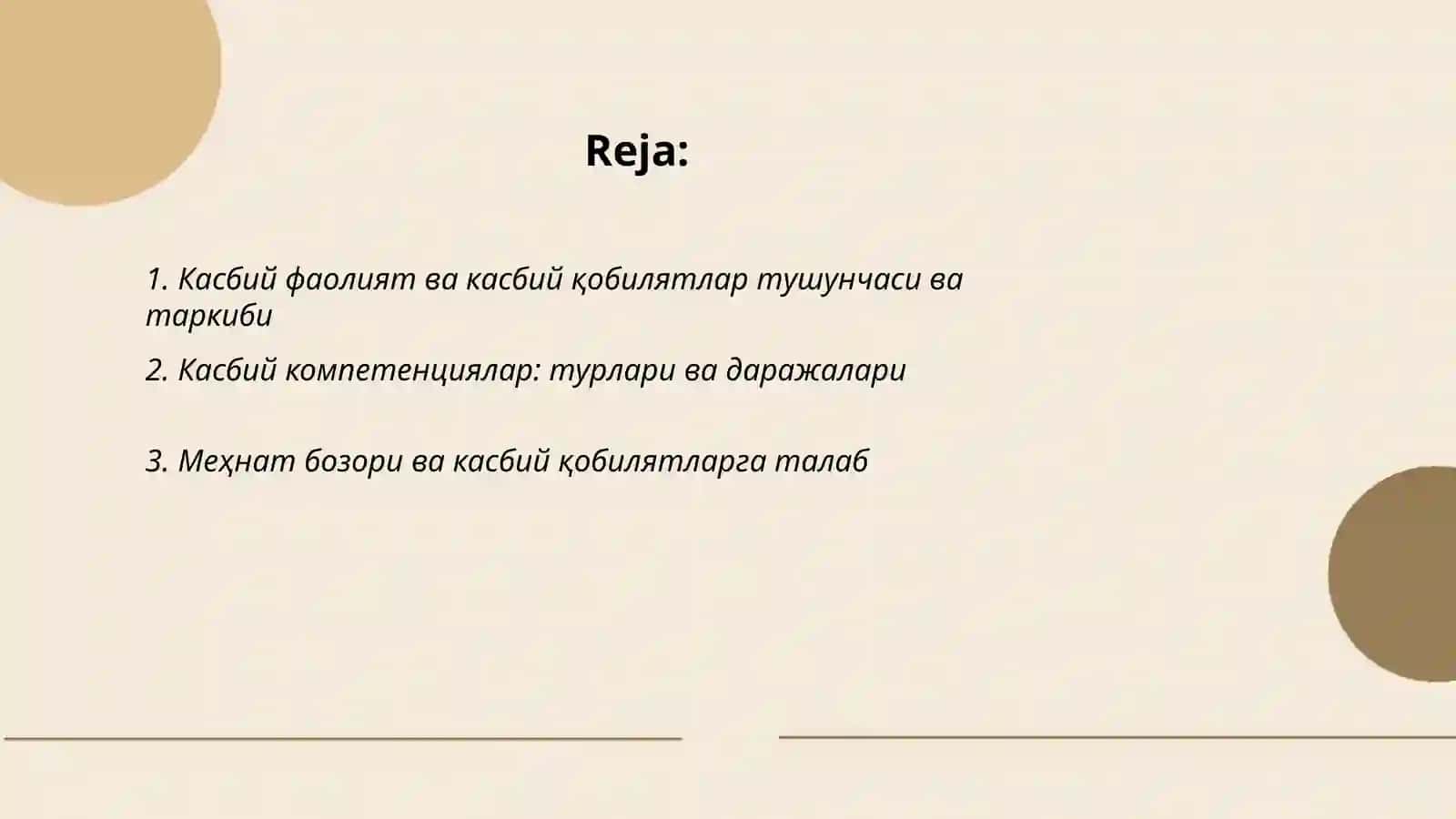 Касбий фаолият ва касбий қобилятлар 2